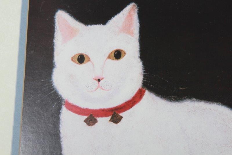 Offset Lithograph of Cat