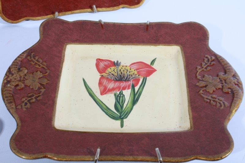 Quad of Decorative Plates