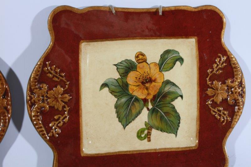 Quad of Decorative Plates