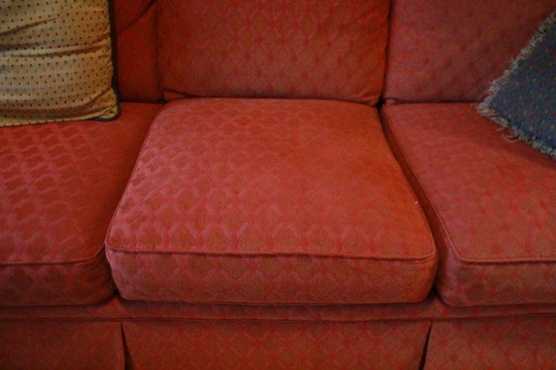 Pearson Red Upholstered Sofa