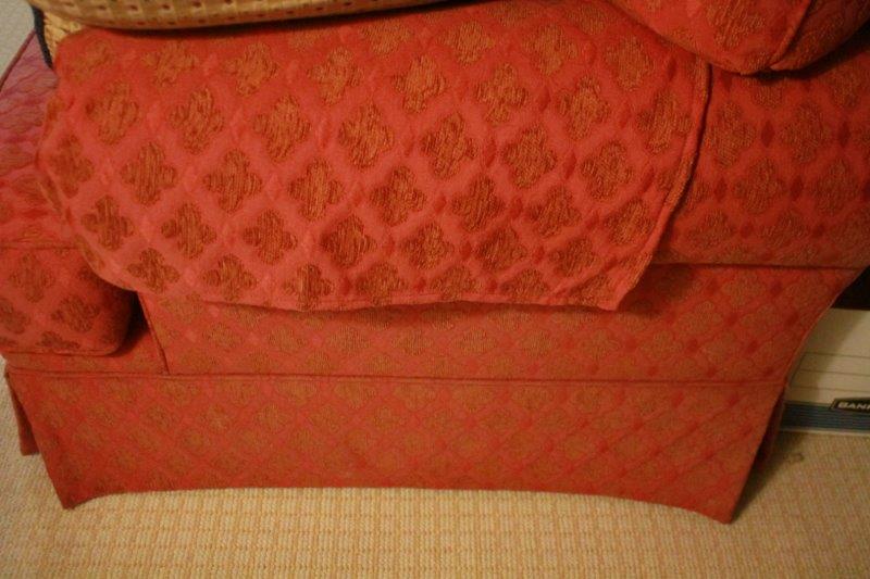 Pearson Red Upholstered Sofa