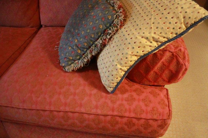 Pearson Red Upholstered Sofa