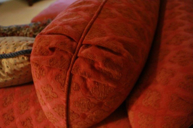 Pearson Red Upholstered Sofa