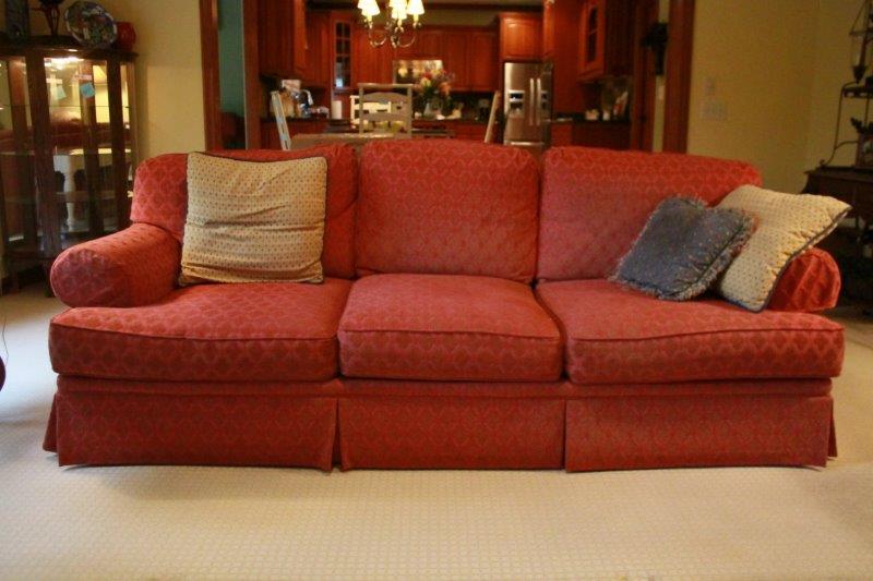 Pearson Red Upholstered Sofa