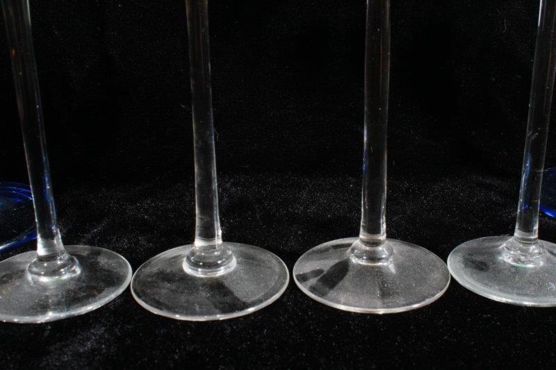 Hand Blown Wine Glasses and Curettes