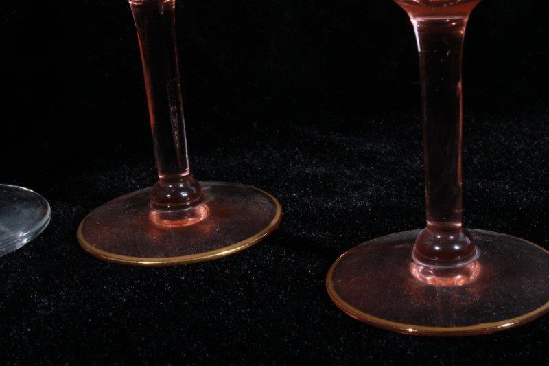 Collection of Small Vintage Wine Glasses