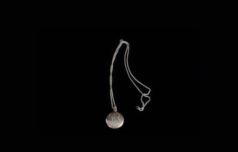 Vintage Gold Tone Monogramed Locket