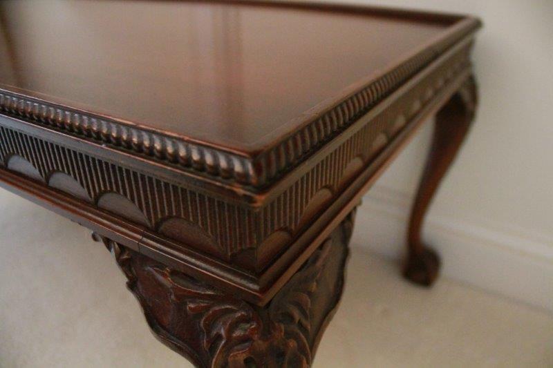 Ornate Wood Coffee Table