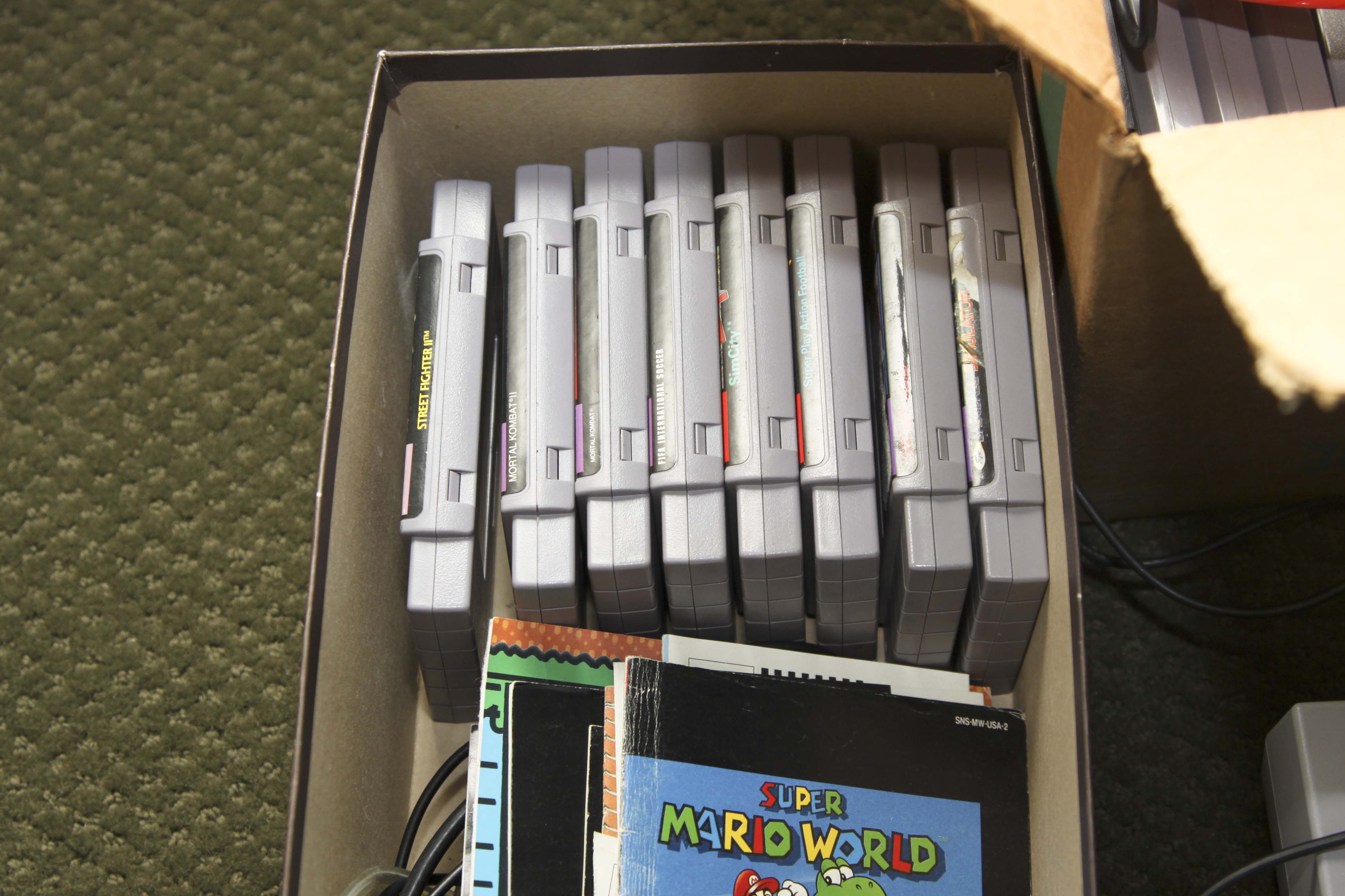 Vintage Nintendo and Gameboy Game Systems Plus Games