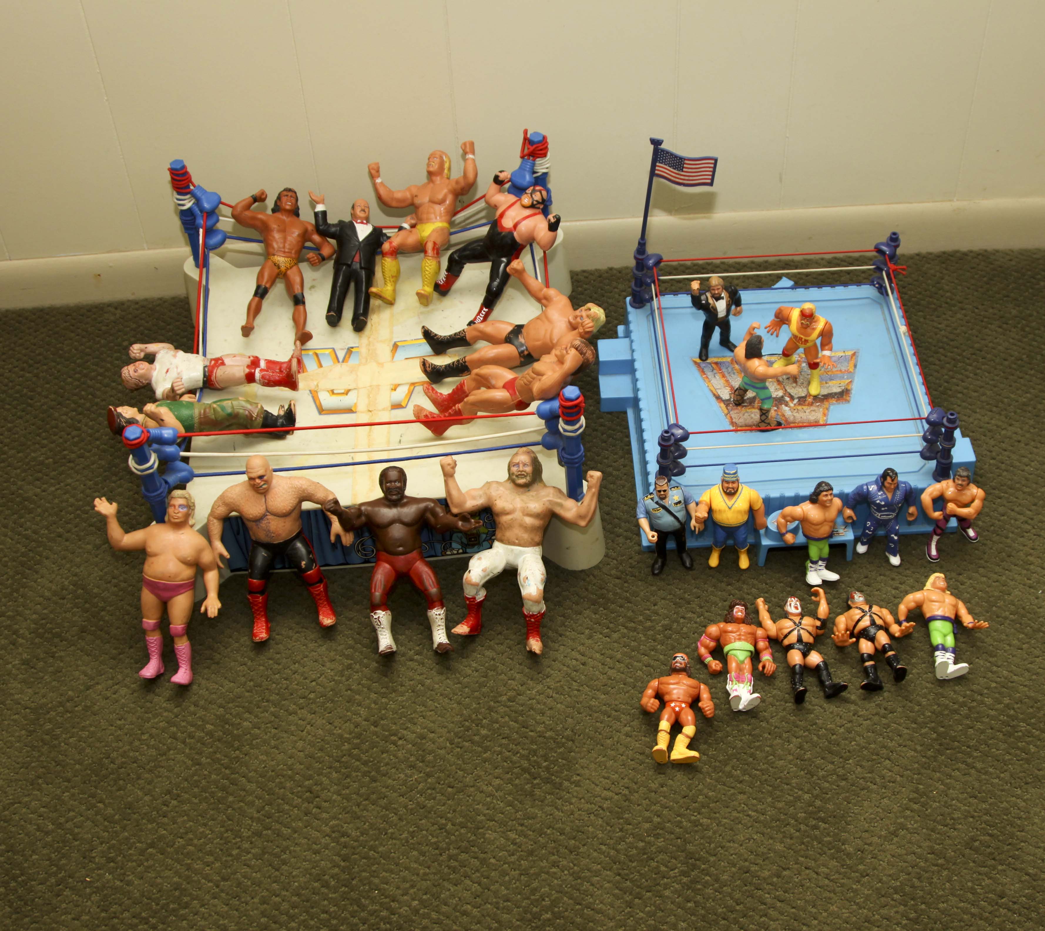 Vintage Wrestlemania Action Figure Sets Circa 1980s