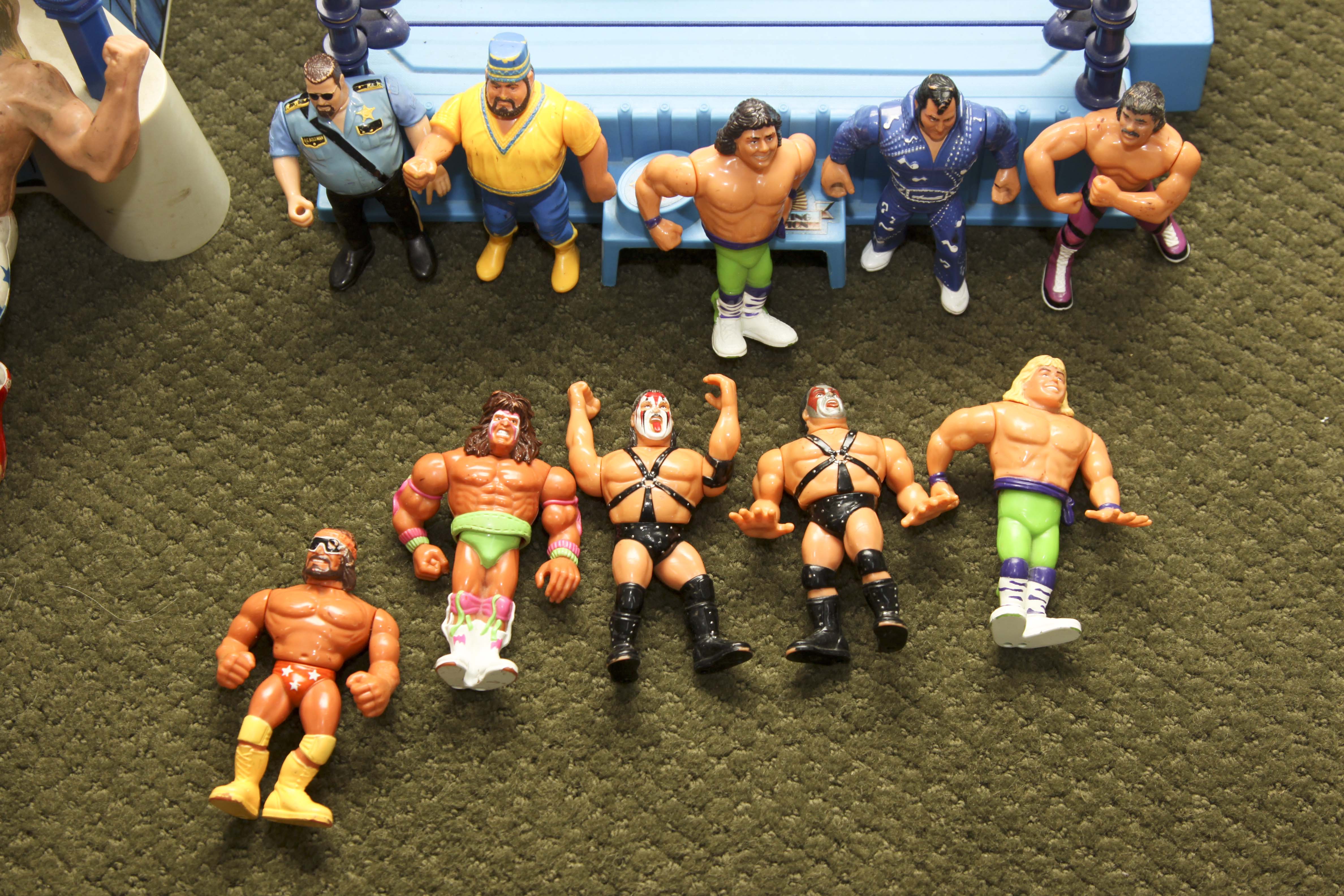 Vintage Wrestlemania Action Figure Sets Circa 1980s