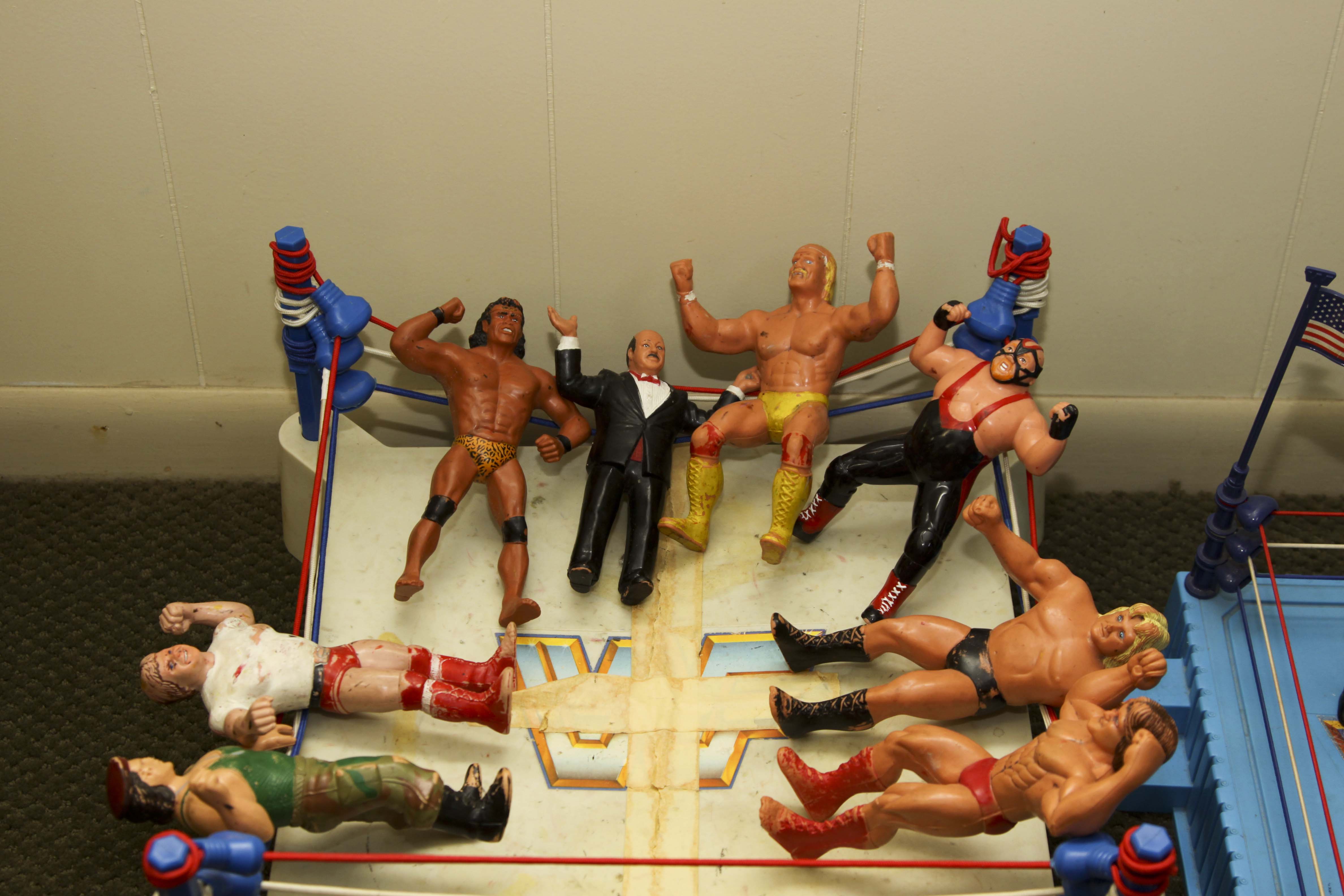 Vintage Wrestlemania Action Figure Sets Circa 1980s