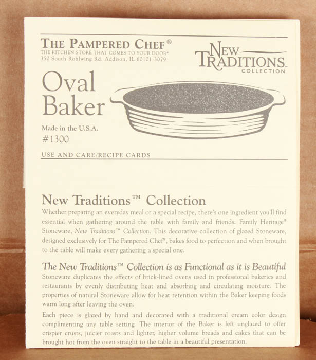 Set of Stoneware Pans by The Pampered Chef