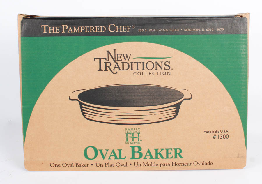 Set of Stoneware Pans by The Pampered Chef