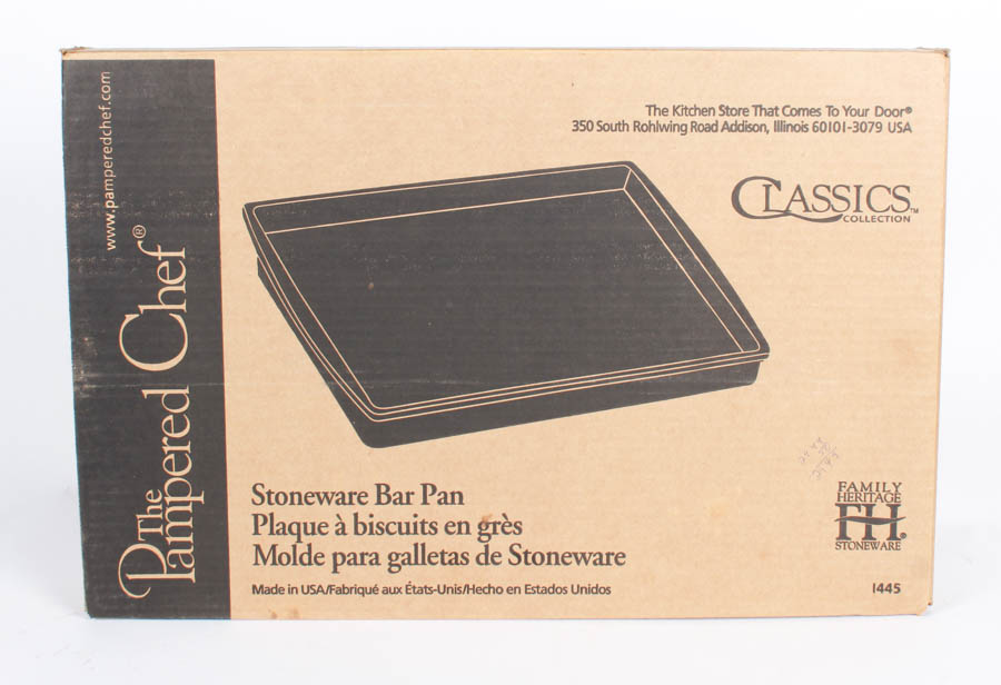 Set of Stoneware Pans by The Pampered Chef