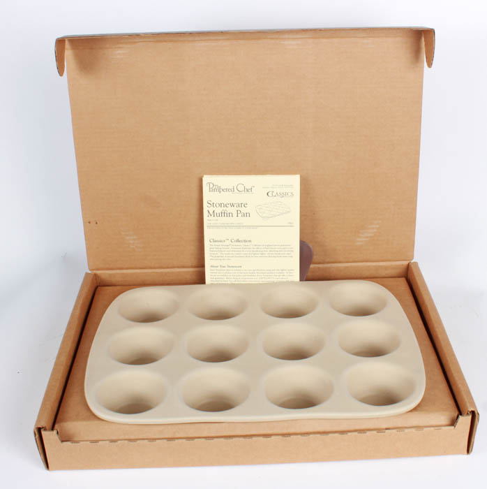 Set of Stoneware Pans by The Pampered Chef