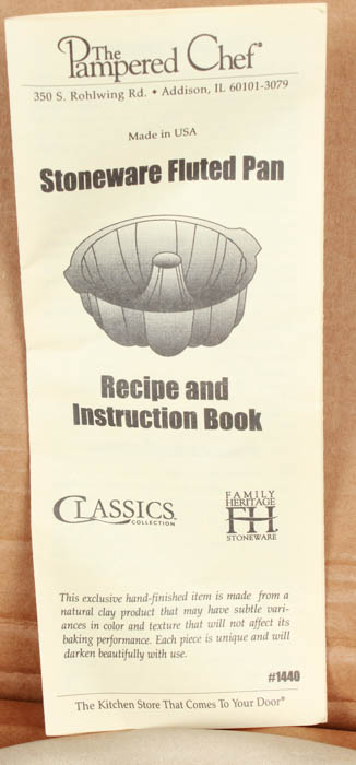 Set of Stoneware Pans by The Pampered Chef