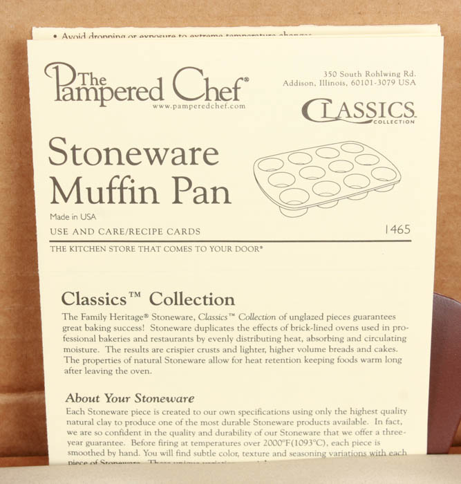 Set of Stoneware Pans by The Pampered Chef