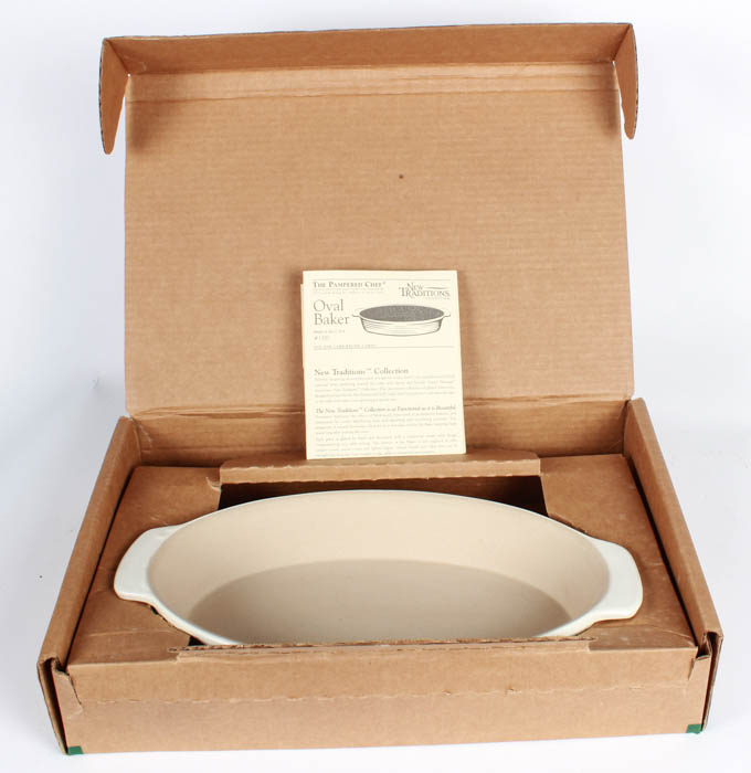 Set of Stoneware Pans by The Pampered Chef
