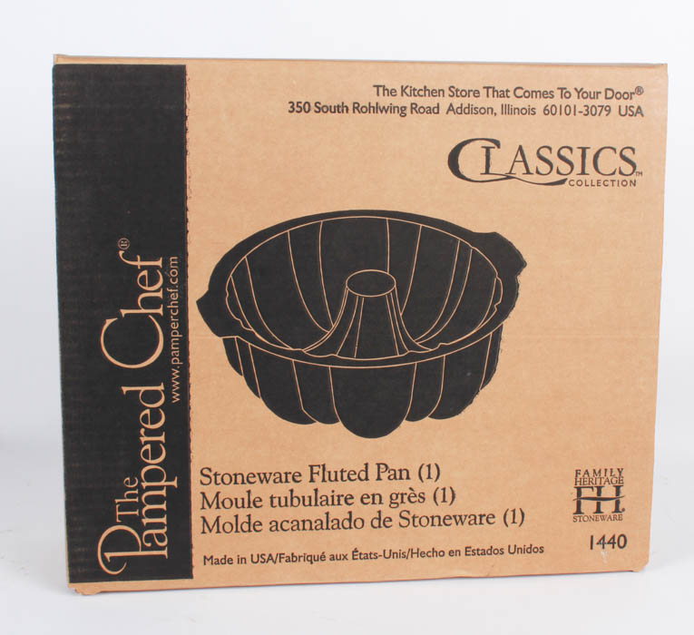 Set of Stoneware Pans by The Pampered Chef