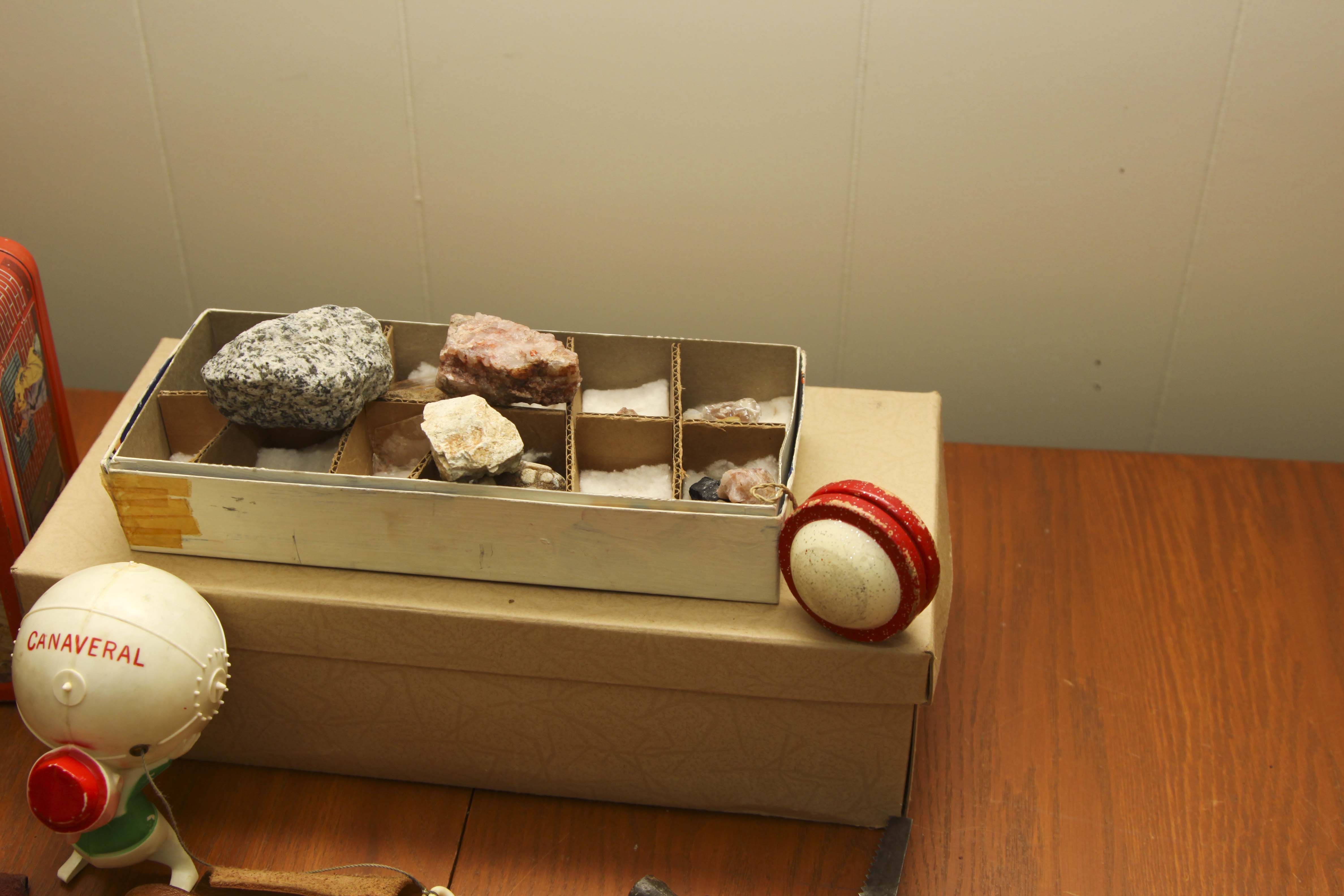 Vintage Lunch Box and Toys Circa 1950s