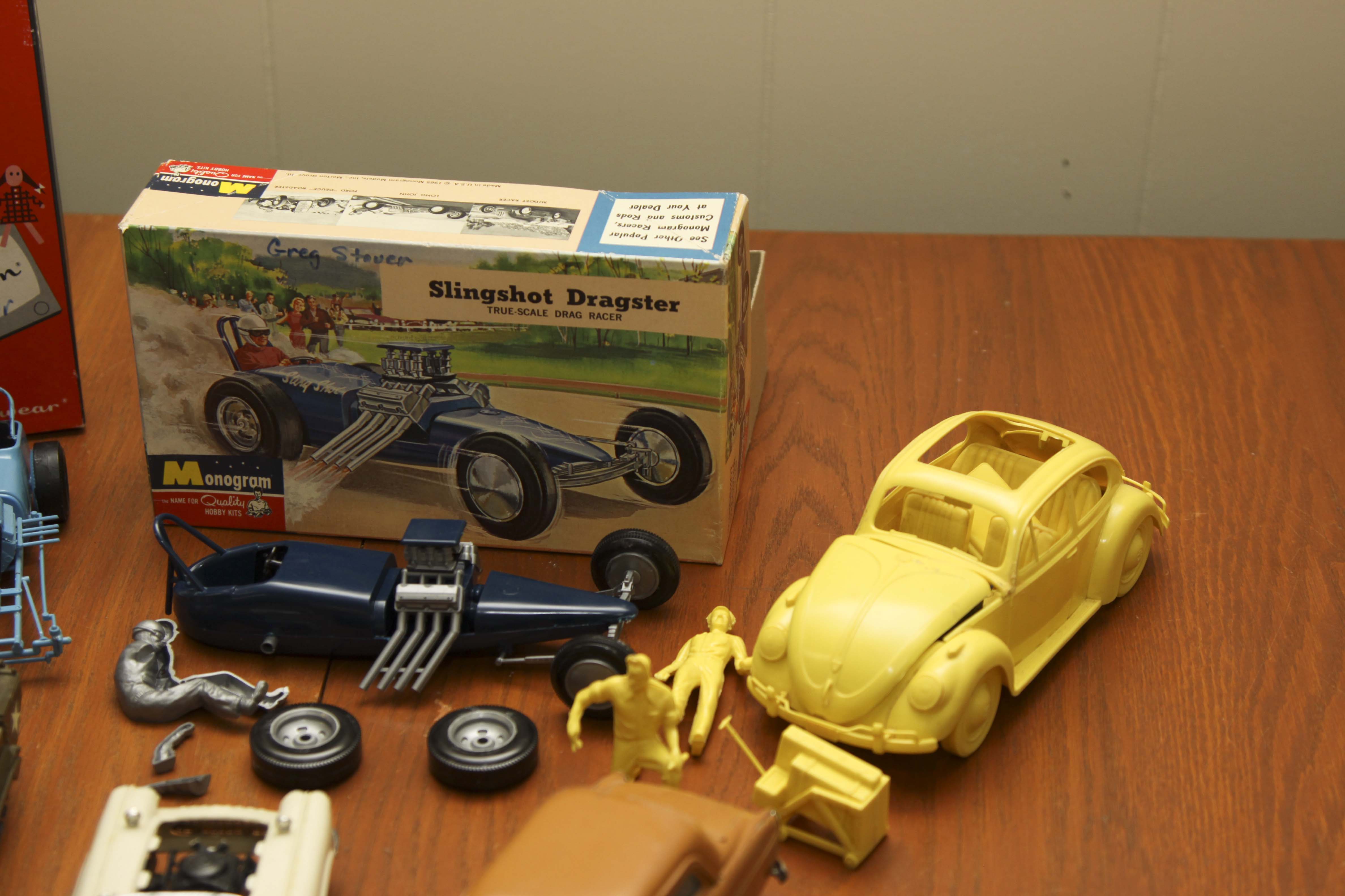 Vintage Plastic Model Car Group Circa 1950s