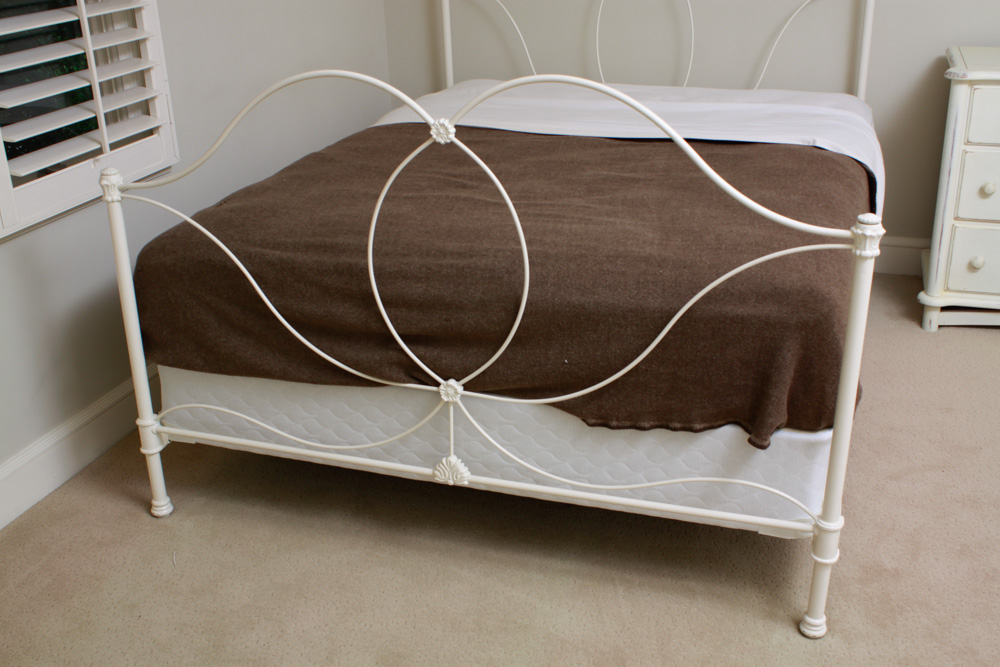 Pottery Barn Kids Allie Iron Queen Bed