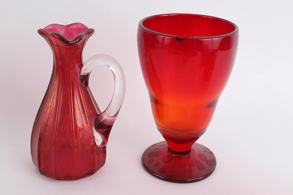 Selection of Warm Colored Glass Decor