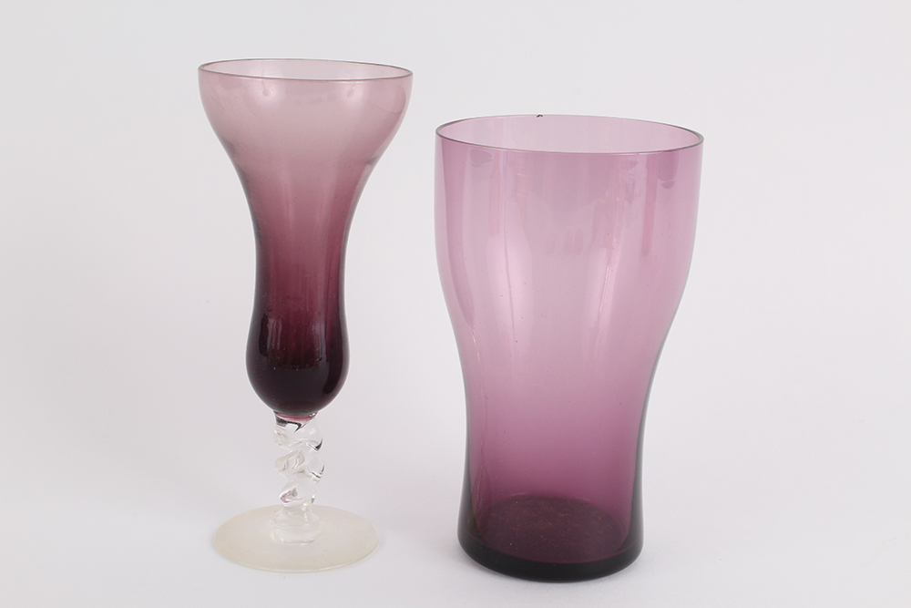 Selection of Warm Colored Glass Decor