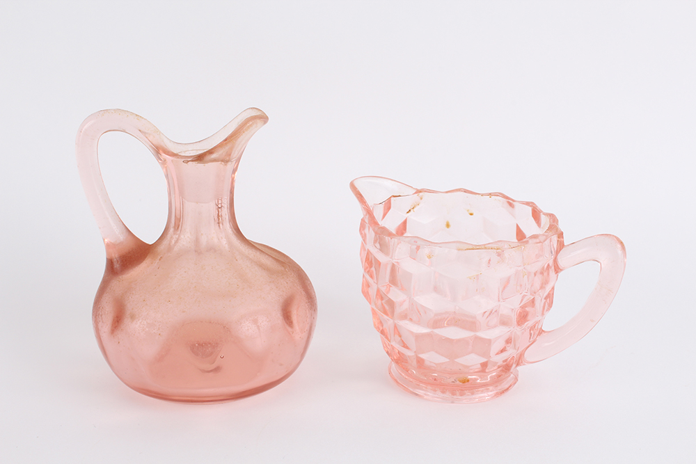 Selection of Warm Colored Glass Decor