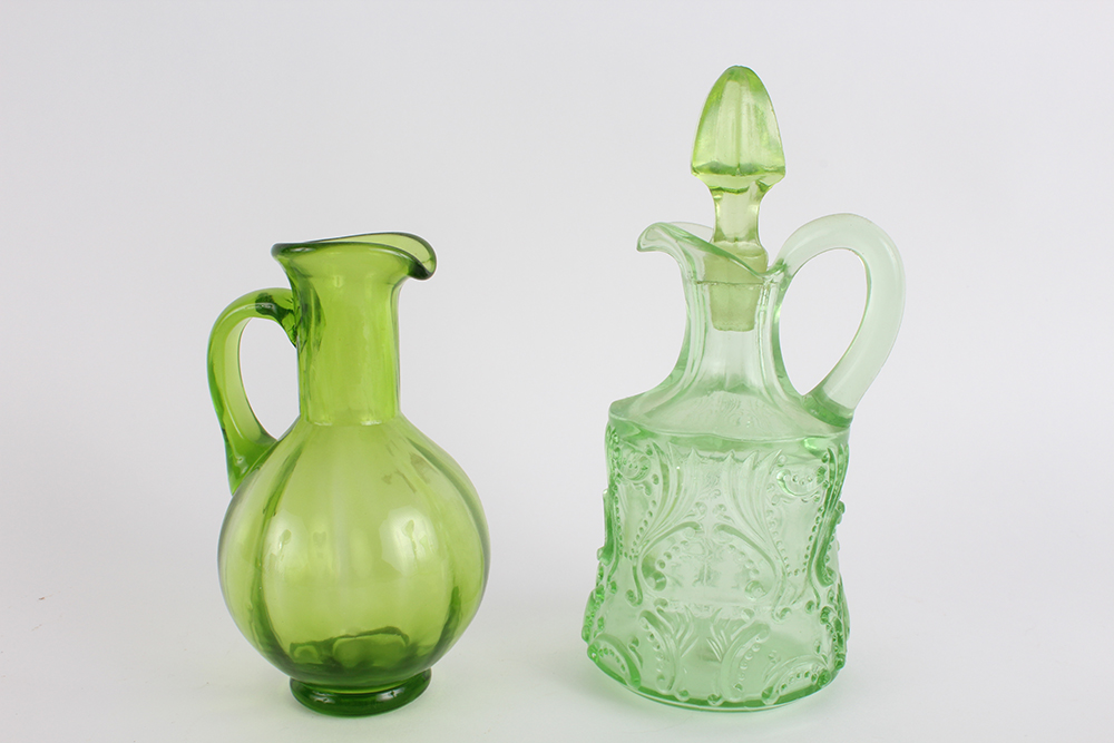 Green Glass Decor