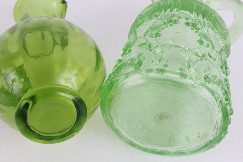 Green Glass Decor