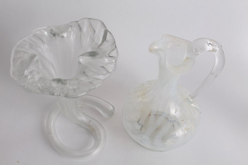 Hand Blown Colored Glass Decor