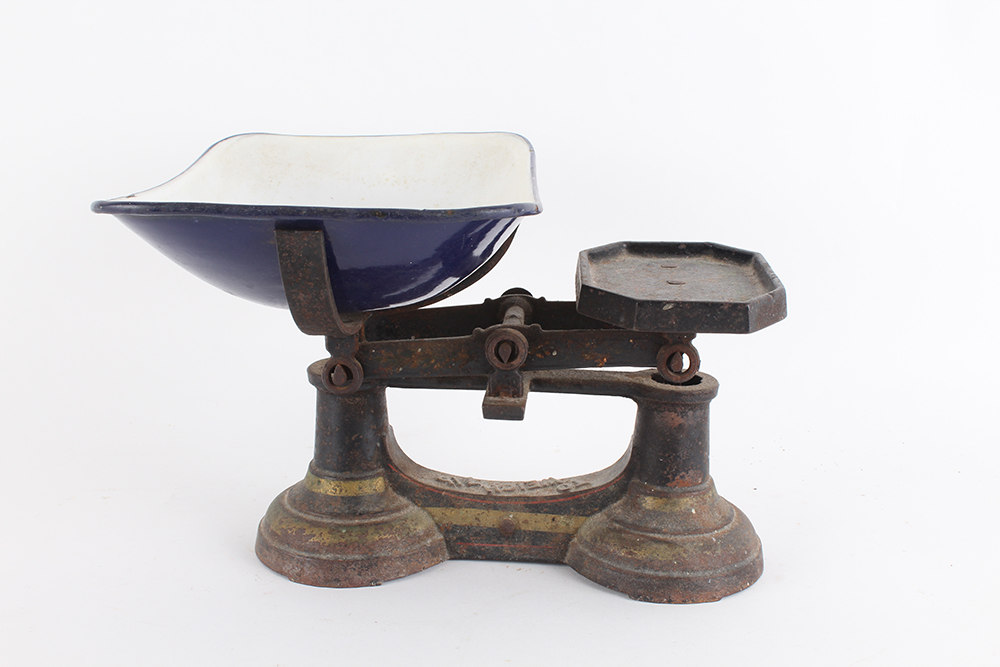 Black Cast Iron Tabletop Scales