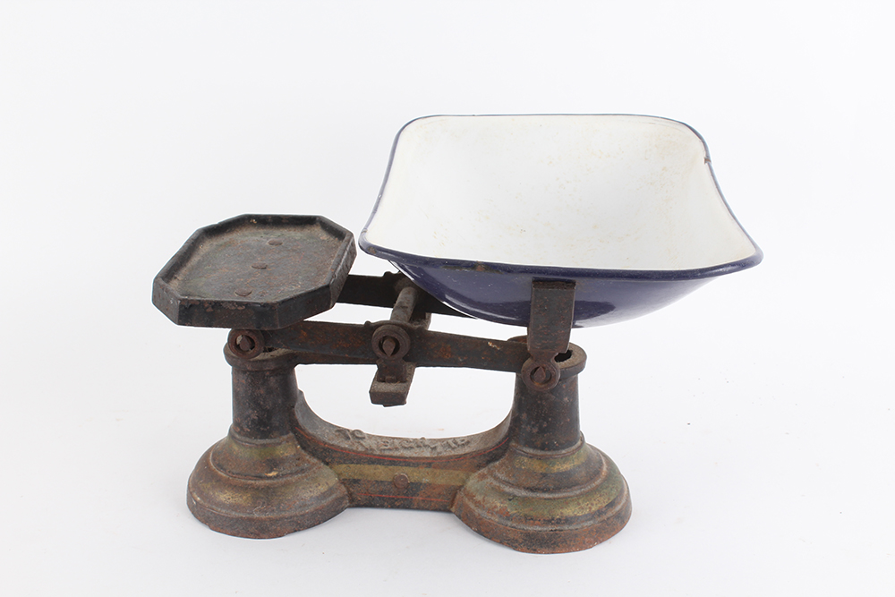 Black Cast Iron Tabletop Scales