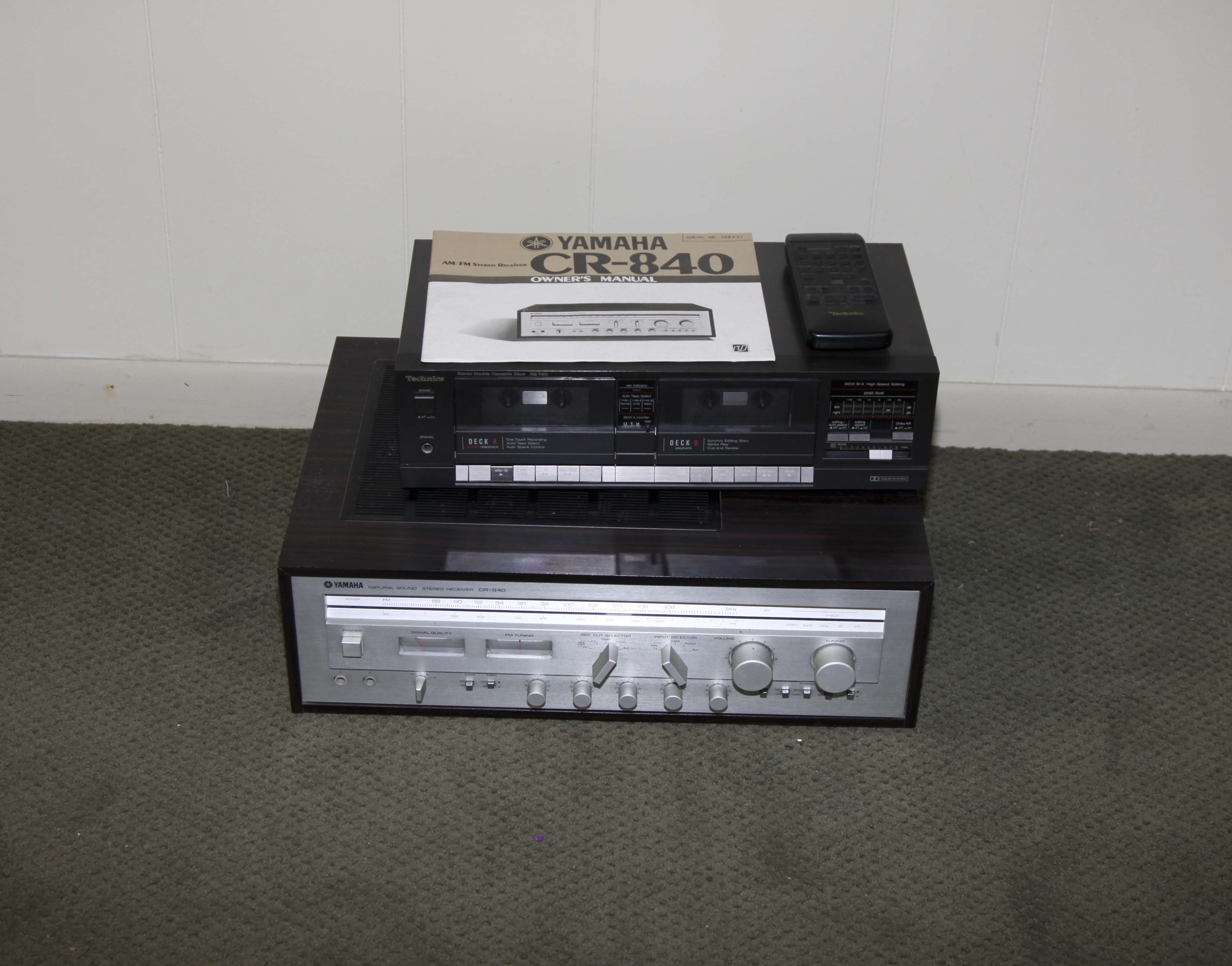 Vintage Yamaha and Technics Stereo Components