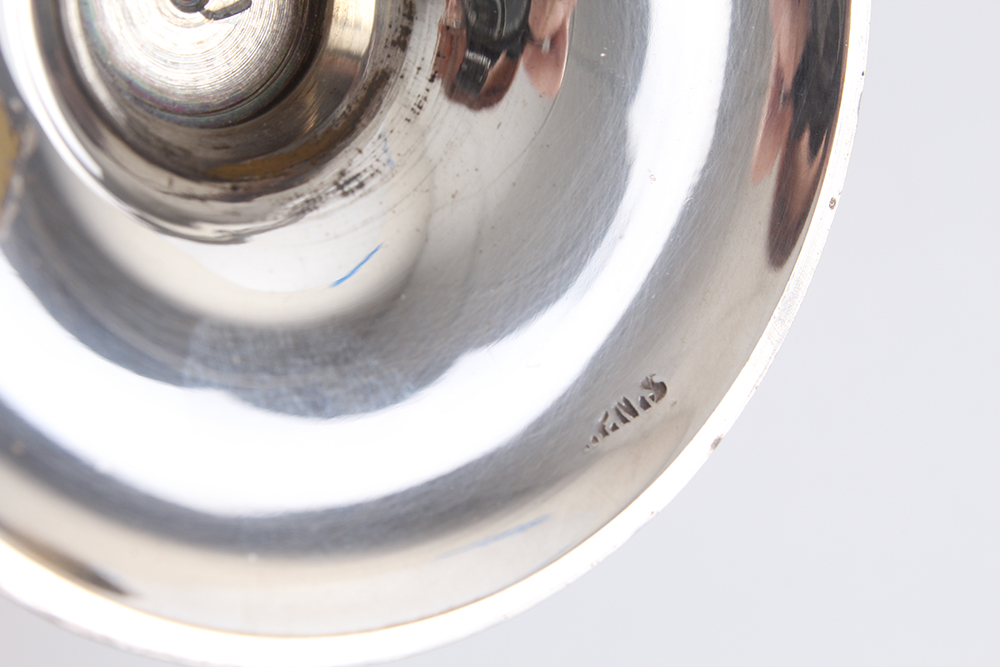 Ornate Silver Plated and Brass Stemware