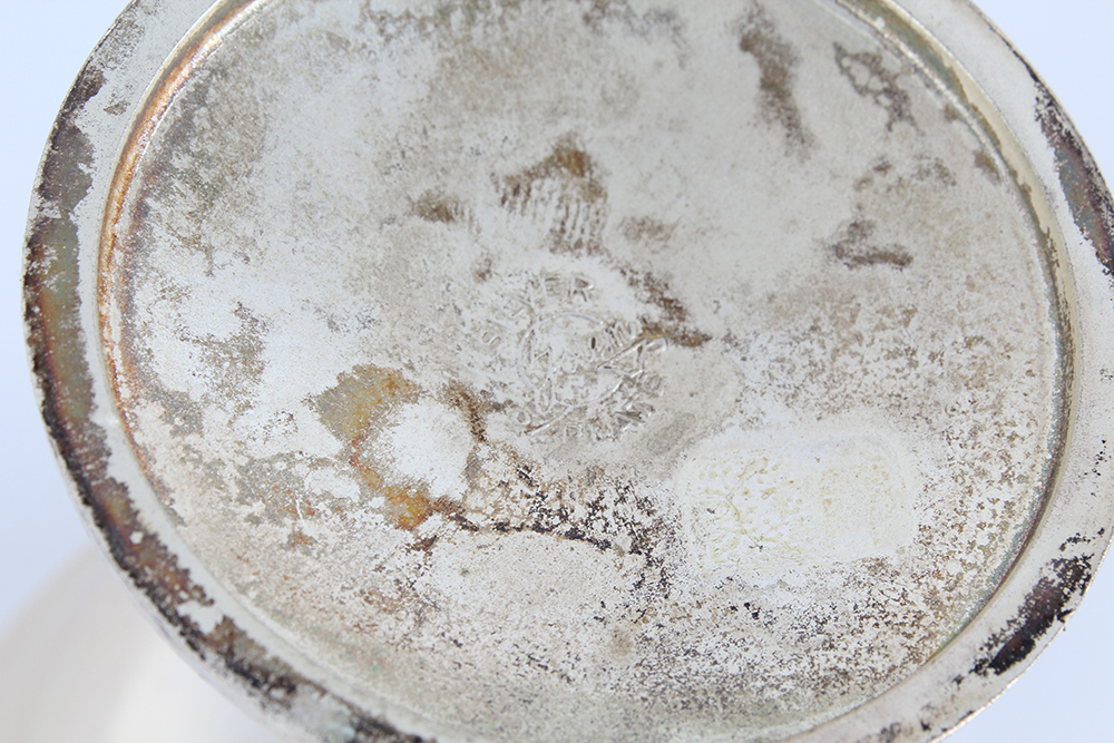 Ornate Silver Plated and Brass Stemware