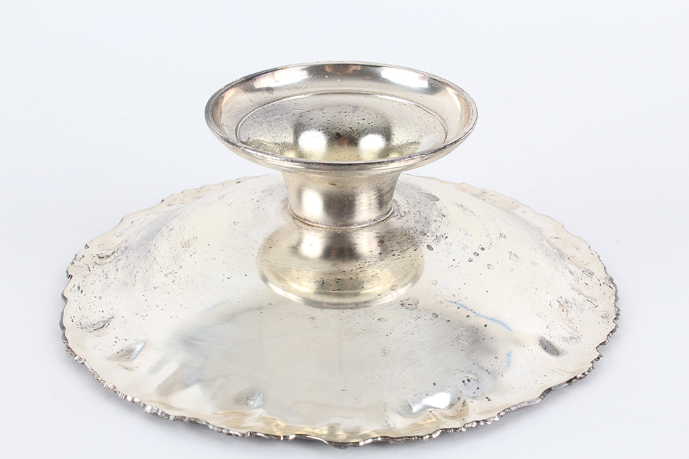 Footed Silver Plated Trays