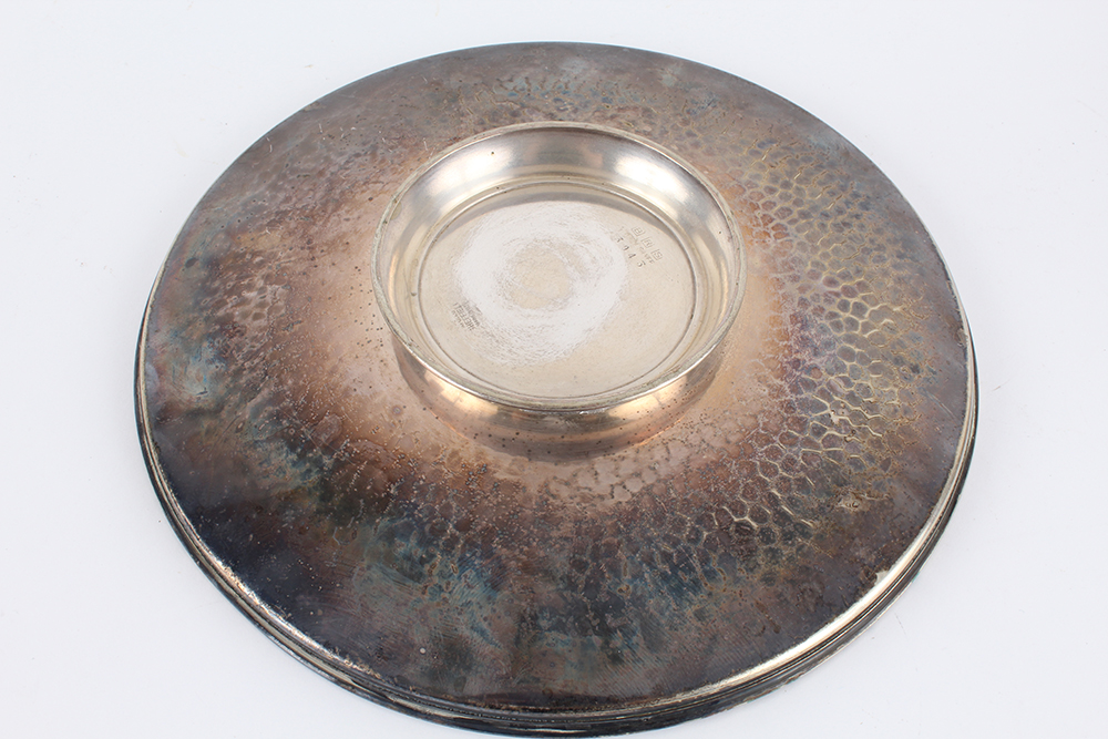 Footed Silver Plated Trays