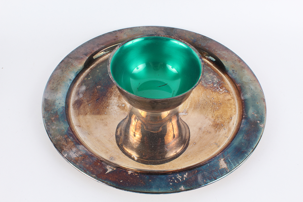 Silver Plated Chip and Dip Serving Trays