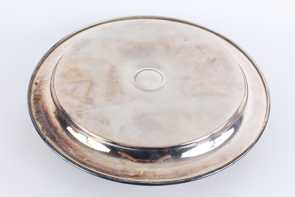 Silver Plated Chip and Dip Serving Trays