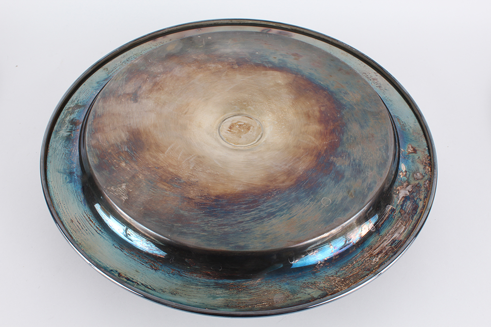 Silver Plated Chip and Dip Serving Trays