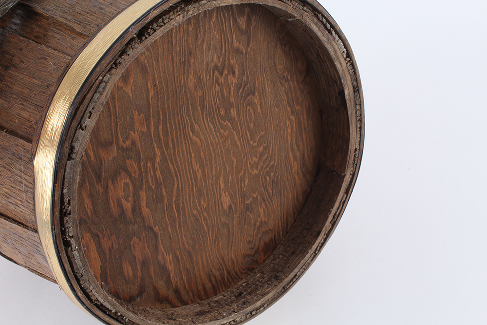 Federal Themed Wooden Slat Ice Bucket