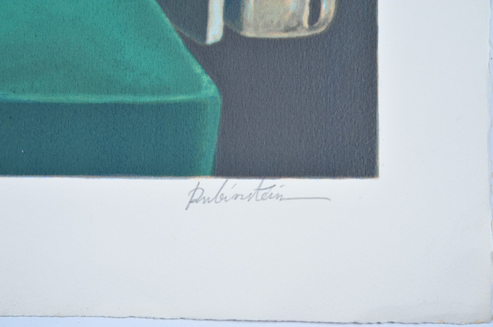 Israel Rubinstein Artist Proof Serigraph of "The Poker Game"