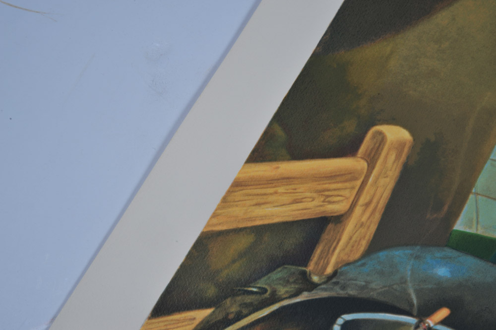 Israel Rubinstein Artist Proof Serigraph of "The Poker Game"