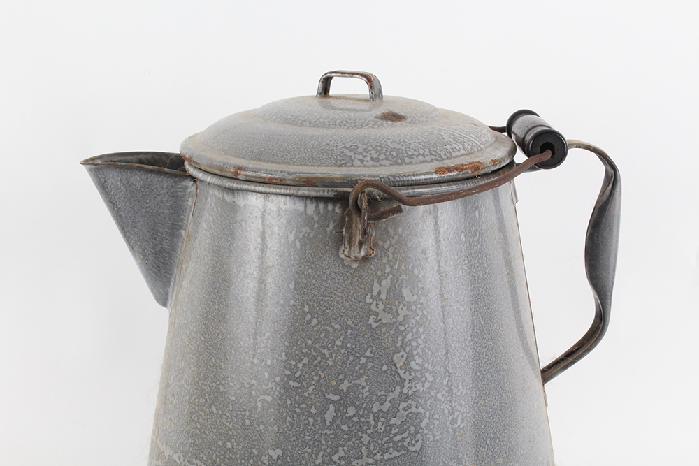 Pair of Speckled Enamelware