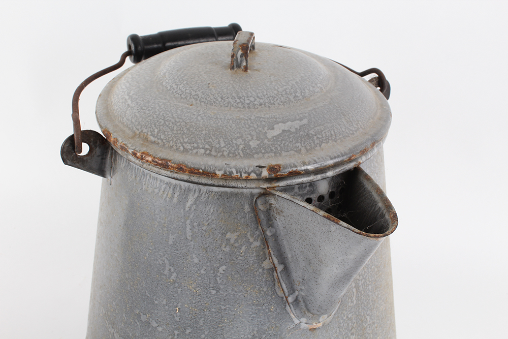 Pair of Speckled Enamelware