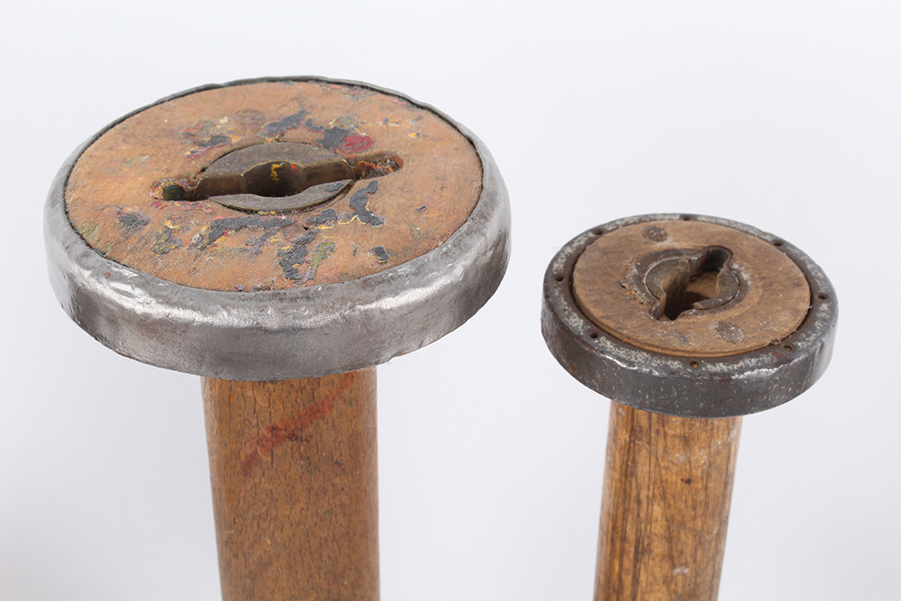 Vintage Sewing Spools and Yarn