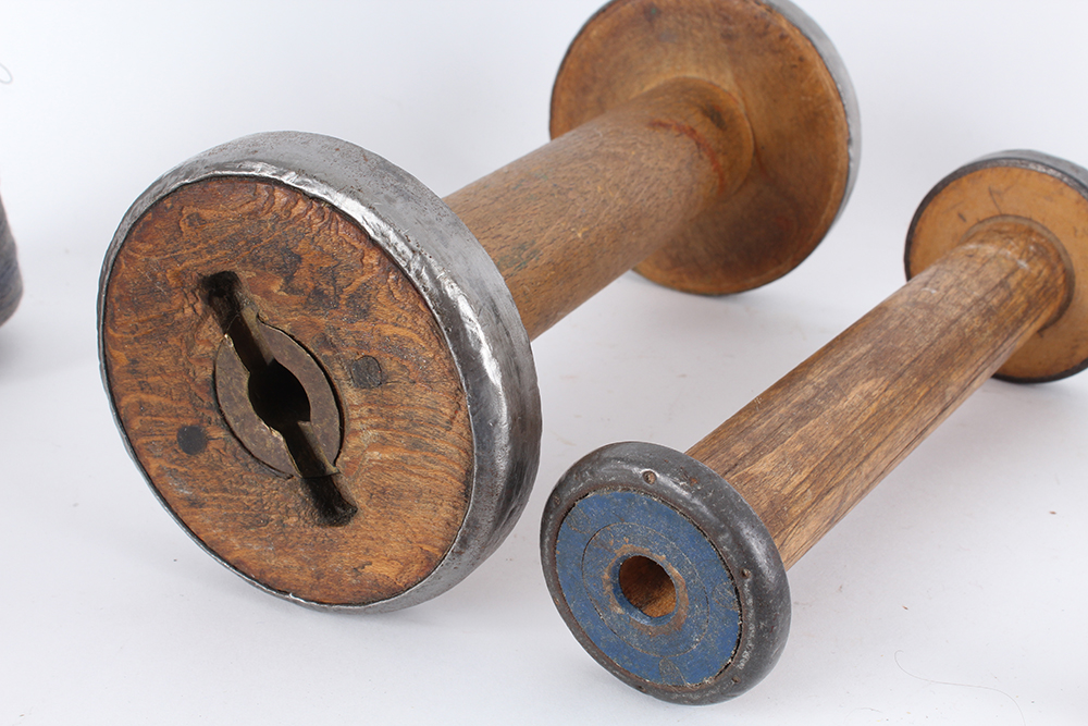 Vintage Sewing Spools and Yarn